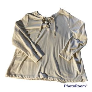 Old Navy Women’s Lace Neck Sweatshirt Plus XXL